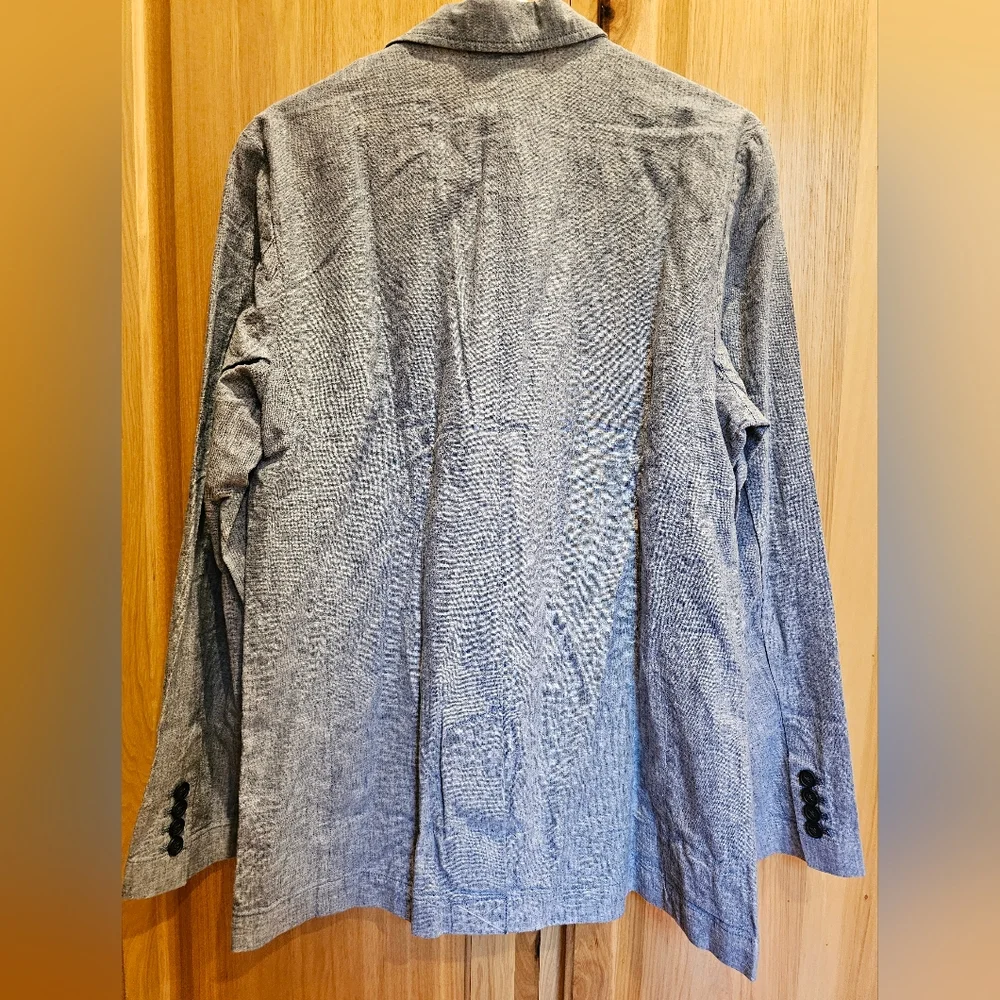 NWOT Lands' End Men's Linen Blazer - Picture 3 of 6